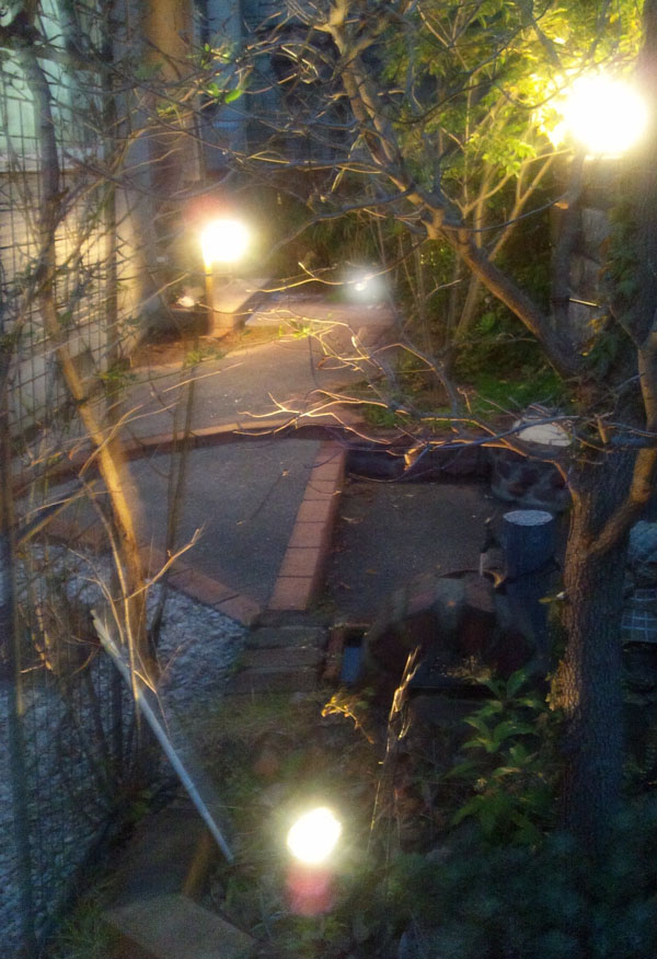 配線後の4ライト
