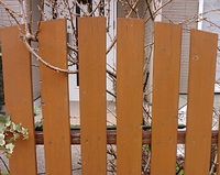木製(ウッド)フェンスカーブ