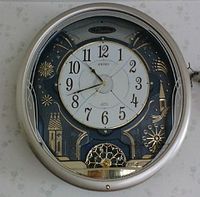 電波からくり掛け時計